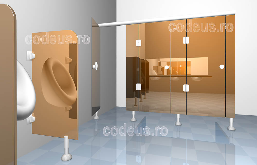 Cabine din sticla pentru grupuri sanitare, pe codeus.ro